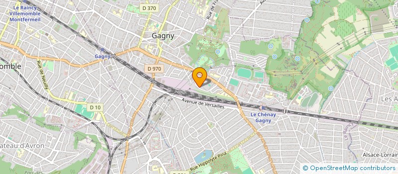 localisation de l'entreprise MONSIEUR RUDY FELIX à GAGNY