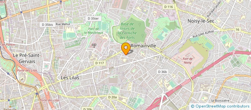 localisation de l'entreprise MONSIEUR RUDY FELLOUS à ROMAINVILLE