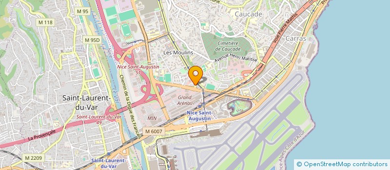 localisation de l'entreprise MONSIEUR RUDY FERRARI à NICE
