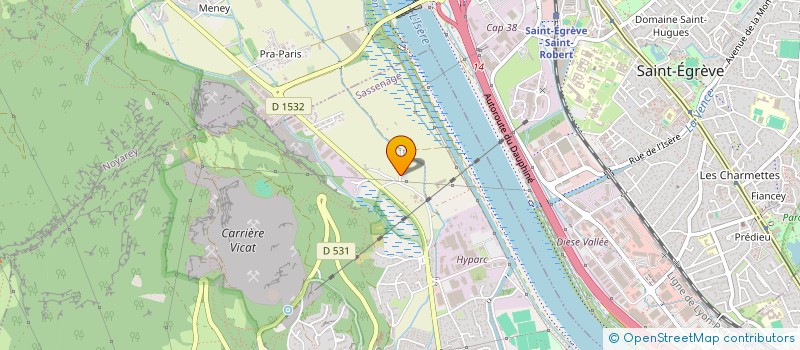 localisation de l'entreprise MONSIEUR RUDY FERRET  SASSENAGE