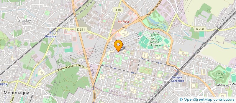 localisation de l'entreprise MONSIEUR RUDY FLAH  SARCELLES