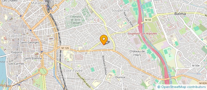 localisation de l'entreprise MONSIEUR RUDY FORGET  TOULOUSE