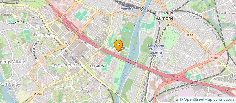 localisation de l'entreprise MONSIEUR RUDY GAUTHIER  PONTOISE