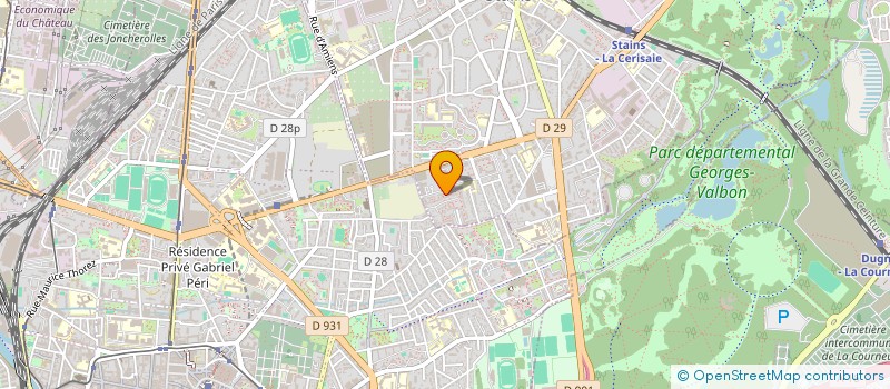 localisation de l'entreprise MONSIEUR RUDY GAVARIN à STAINS