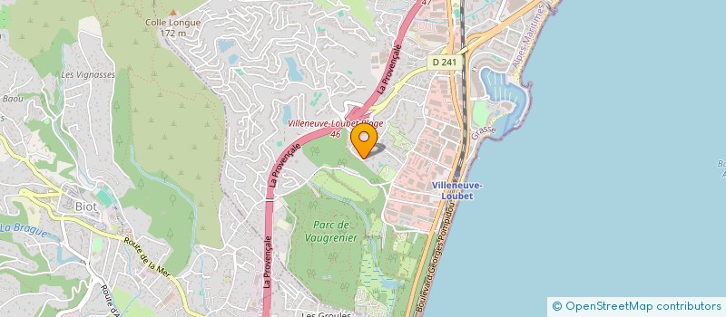 localisation de l'entreprise MONSIEUR RUDY GERARDIN  VILLENEUVE-LOUBET