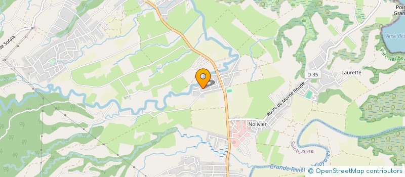 localisation de l'entreprise MONSIEUR RUDY GILBERT  SAINTE-ROSE