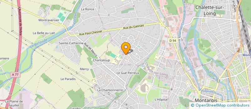 localisation de l'entreprise MONSIEUR RUDY GIRARD à CHALETTE-SUR-LOING
