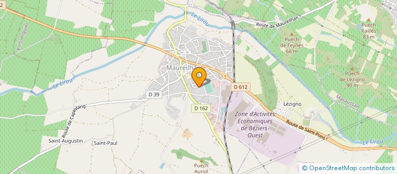 localisation de l'entreprise MONSIEUR RUDY GIRAUD  MAUREILHAN