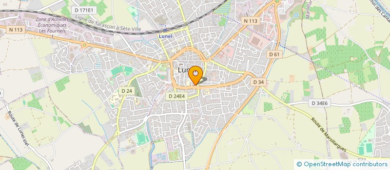 localisation de l'entreprise MONSIEUR RUDY GODEFROY  LUNEL