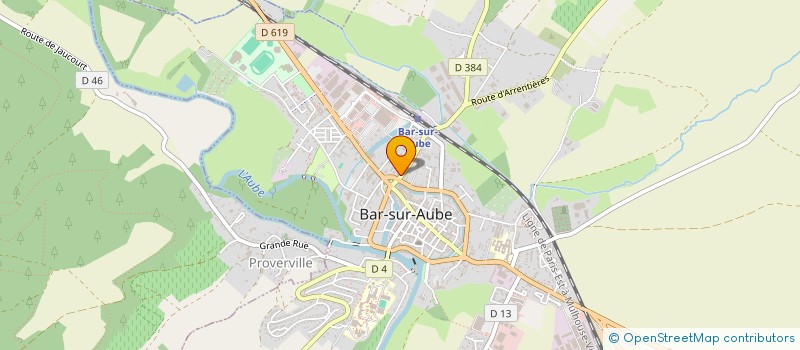 localisation de l'entreprise MONSIEUR RUDY GONZALEZ  BAR-SUR-AUBE