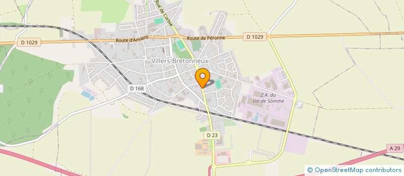 localisation de l'entreprise MONSIEUR RUDY GUEUDET à VILLERS-BRETONNEUX