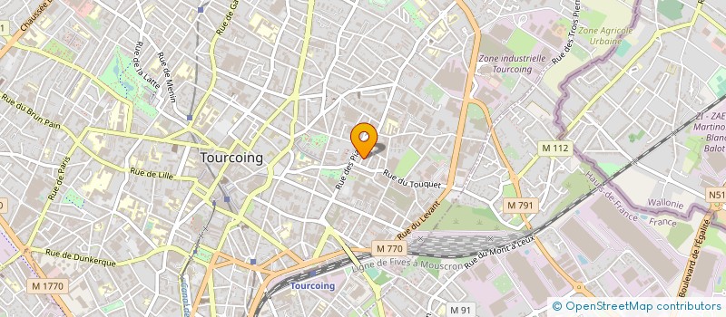 localisation de l'entreprise MONSIEUR RUDY GUIDEZ à TOURCOING