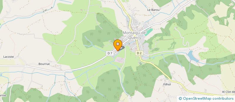 localisation de l'entreprise MONSIEUR RUDY GUILEN ALVAREZ  MONTAIGU-DE-QUERCY