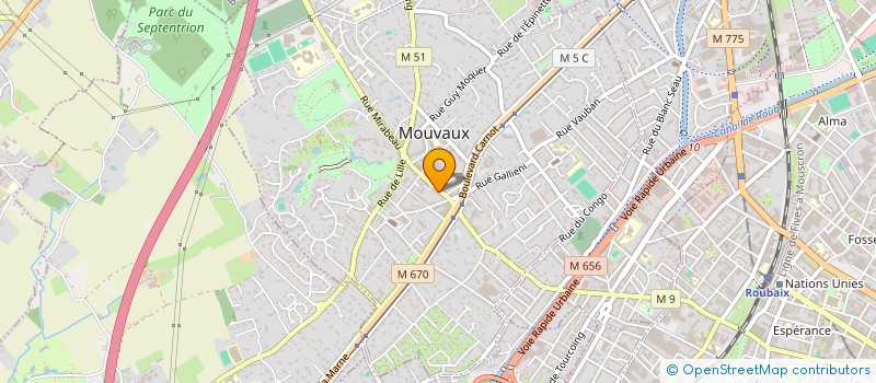 localisation de l'entreprise MONSIEUR RUDY GUILLEMETZ à MOUVAUX
