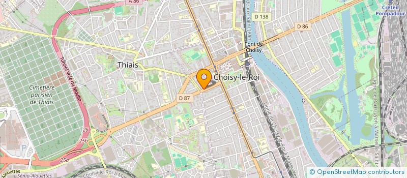 localisation de l'entreprise MONSIEUR RUDY GUNEYSU à CHOISY-LE-ROI