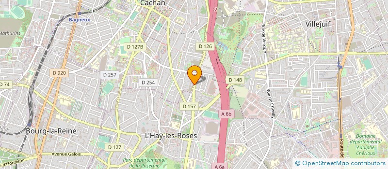 localisation de l'entreprise MONSIEUR RUDY HACIA  CACHAN