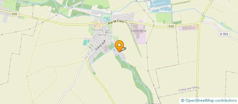 localisation de l'entreprise MONSIEUR RUDY HENIQUE  POUILLY-SUR-SERRE