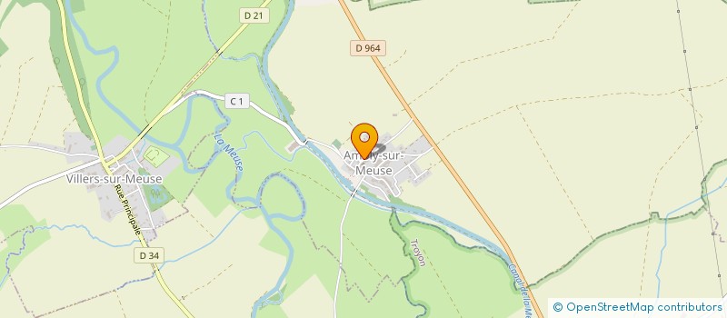 localisation de l'entreprise MONSIEUR RUDY JACQUERAY  AMBLY-SUR-MEUSE