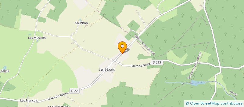 localisation de l'entreprise MONSIEUR RUDY JOURDOIS  TANNERRE-EN-PUISAYE