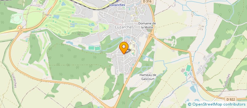 localisation de l'entreprise MONSIEUR RUDY LANGLET  LUZARCHES