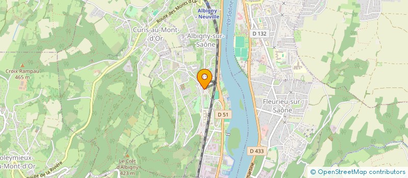 localisation de l'entreprise MONSIEUR RUDY LAURENSON  ALBIGNY-SUR-SAONE