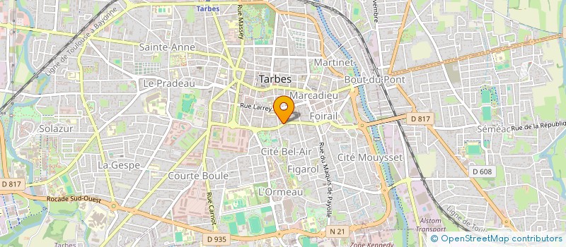 localisation de l'entreprise MONSIEUR RUDY LE MENOU à TARBES