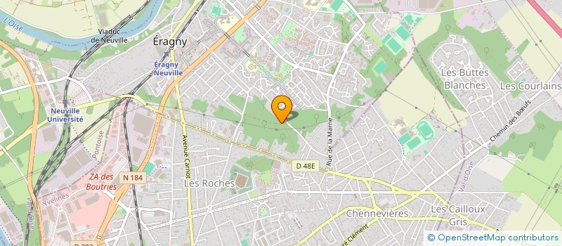 localisation de l'entreprise MONSIEUR RUDY LECHAT à ERAGNY