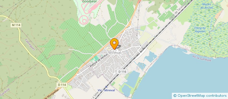 localisation de l'entreprise MONSIEUR RUDY LECREQ  MIREVAL