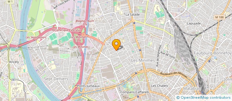localisation de l'entreprise MONSIEUR RUDY LELEUX  TOULOUSE
