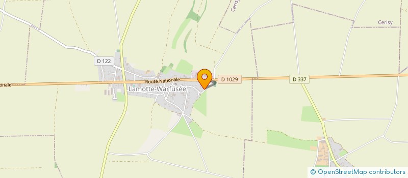 localisation de l'entreprise MONSIEUR RUDY LELIEVRE  LAMOTTE-WARFUSEE