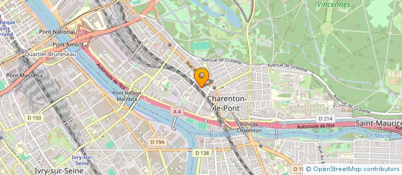 localisation de l'entreprise MONSIEUR RUDY LELLOUCHE  CHARENTON-LE-PONT