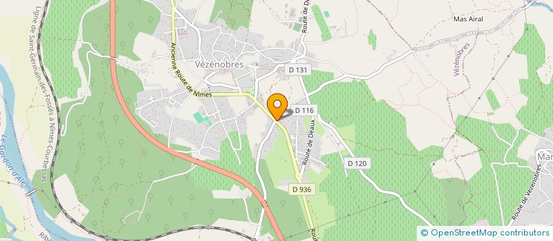 localisation de l'entreprise MONSIEUR RUDY LEMAITRE  VEZENOBRES