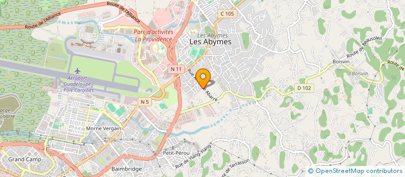 localisation de l'entreprise MONSIEUR RUDY LESCOT à LES ABYMES