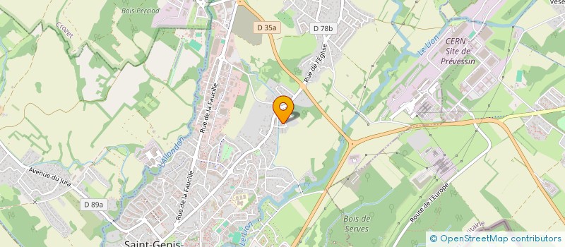 localisation de l'entreprise MONSIEUR RUDY LESTIENNE  SAINT-GENIS-POUILLY