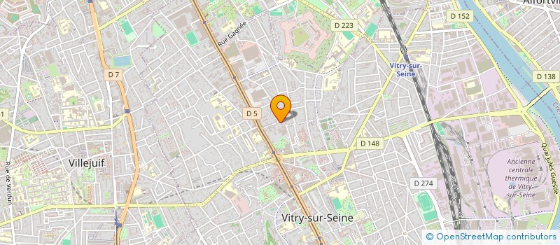 localisation de l'entreprise MONSIEUR RUDY LOPES à VITRY-SUR-SEINE