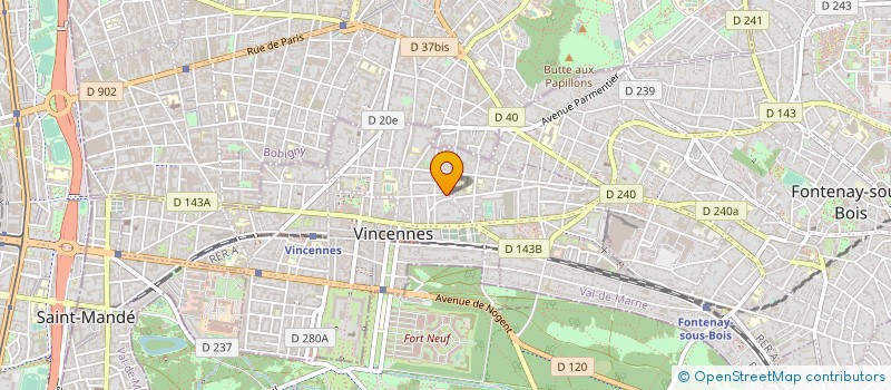 localisation de l'entreprise MONSIEUR RUDY LOUIS-MIRTILE à VINCENNES