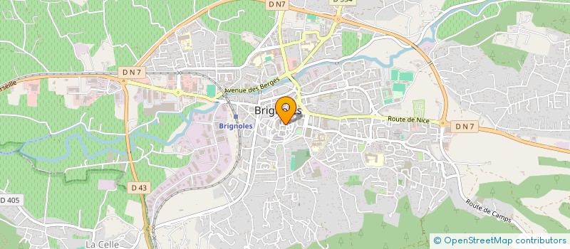 localisation de l'entreprise MONSIEUR RUDY LOURDEZ à BRIGNOLES