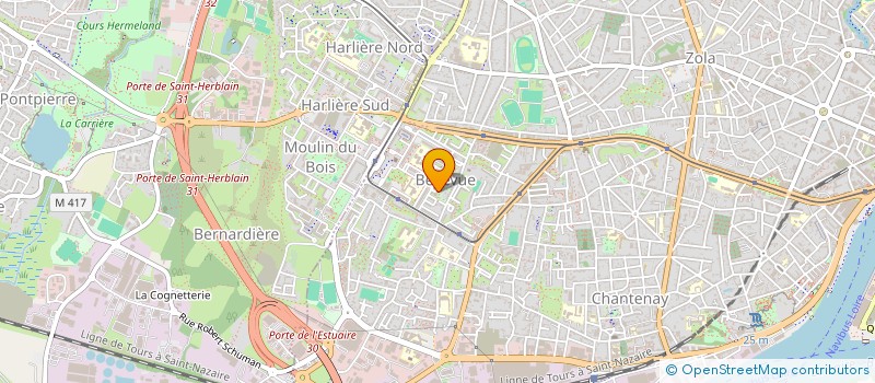 localisation de l'entreprise MONSIEUR RUDY MARIE-MAGDELEINE à NANTES