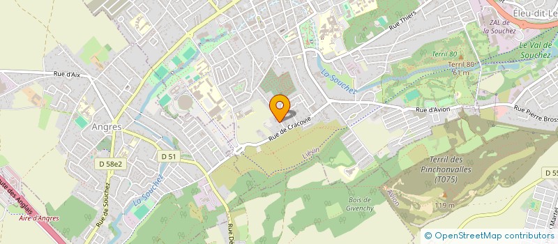 localisation de l'entreprise MONSIEUR RUDY MASSON  LIEVIN