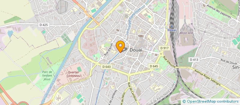 localisation de l'entreprise MONSIEUR RUDY MERESSE à DOUAI