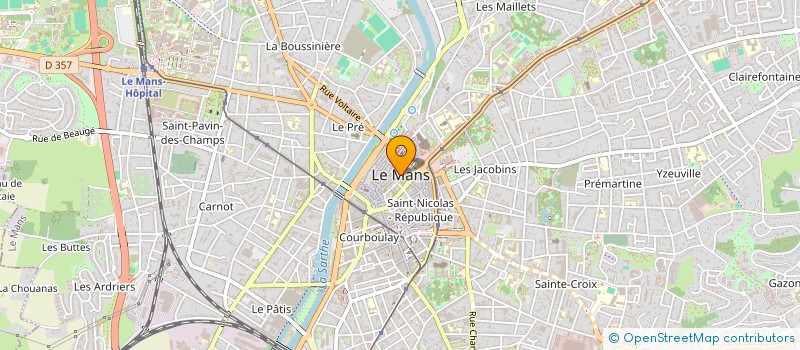 localisation de l'entreprise MONSIEUR RUDY MICHELET  LE MANS