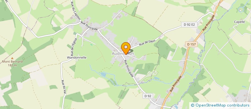 localisation de l'entreprise MONSIEUR RUDY MONIER  AUDINCTHUN