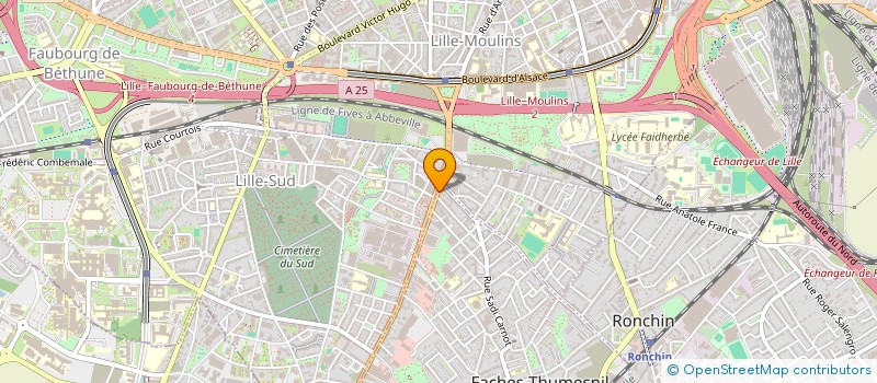 localisation de l'entreprise MONSIEUR RUDY MORDACQUE  FACHES-THUMESNIL