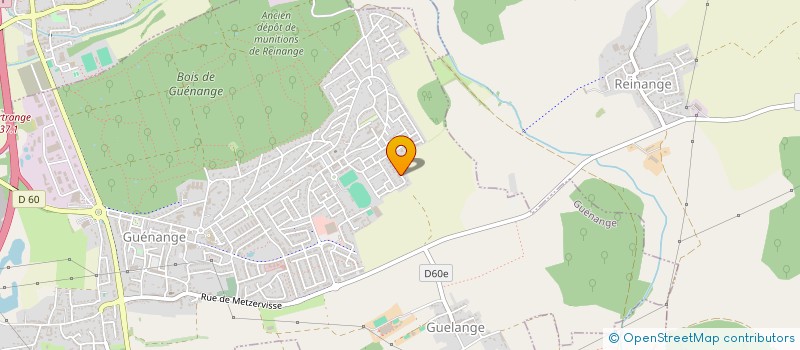 localisation de l'entreprise MONSIEUR RUDY MOREAU  GUENANGE