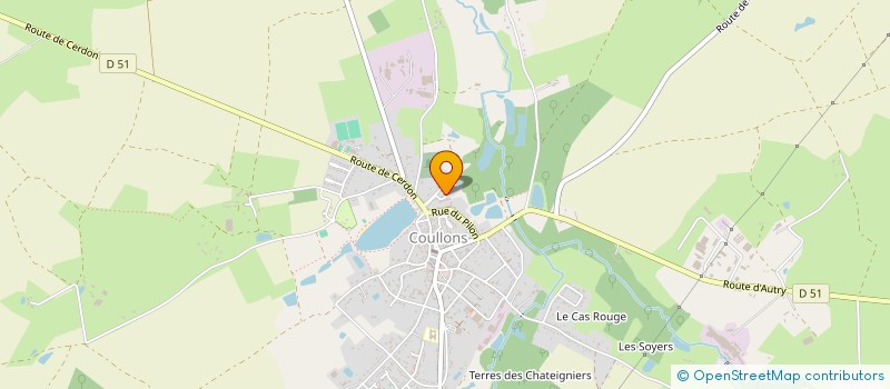 localisation de l'entreprise MONSIEUR RUDY MOREAU  COULLONS