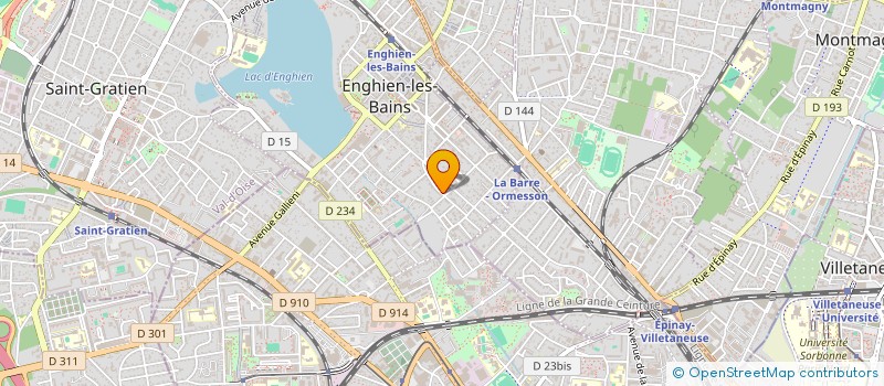 localisation de l'entreprise MONSIEUR RUDY MOSSERI  ENGHIEN-LES-BAINS