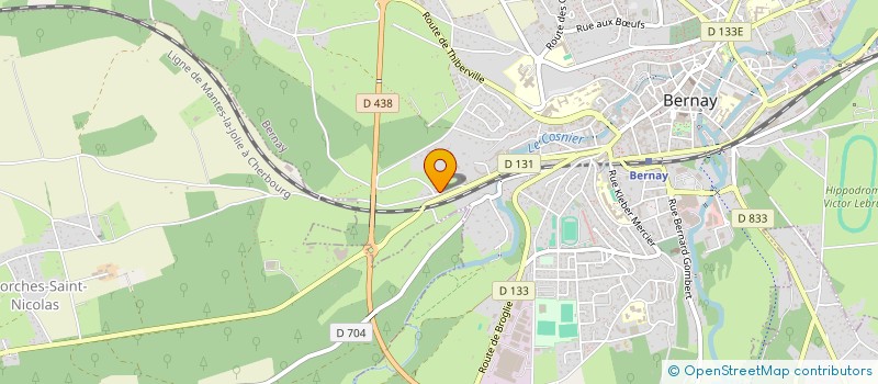 localisation de l'entreprise MONSIEUR RUDY MURAS  BERNAY