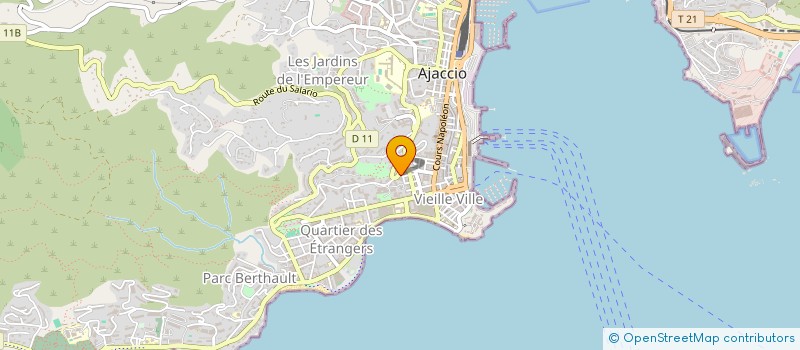localisation de l'entreprise MONSIEUR RUDY MUZJ à AJACCIO