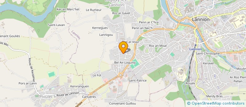 localisation de l'entreprise MONSIEUR RUDY OLLIVIER  PLOUMILLIAU