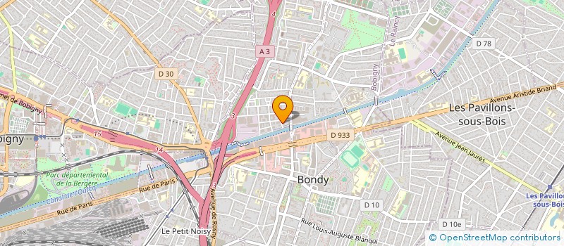 localisation de l'entreprise MONSIEUR RUDY ORANGER à BONDY